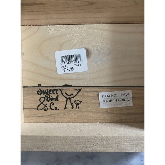 Air Force No One Comes Close w Logo 8*x8" Wood Pallet Sign Sweet Bird & Co - Picture 3 of 5